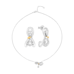 Bộ trang sức Bạc đính đá PNJSilver 00031-00008